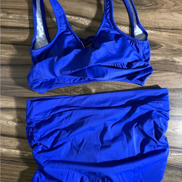 Venus Bikini Top & Swim Skirt Set Blue | NWT | Small / 6 - Picture 3 of 6